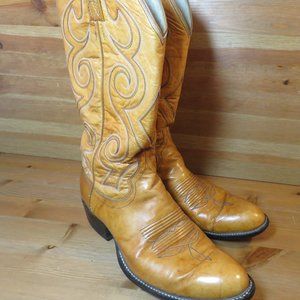 Vintage Dan Post 99446 western boots men's sz 9.5